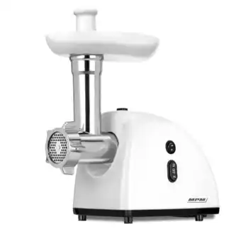 Moedor de carne elétrico, função reversa, ace mpm mmm-06 branco 720w