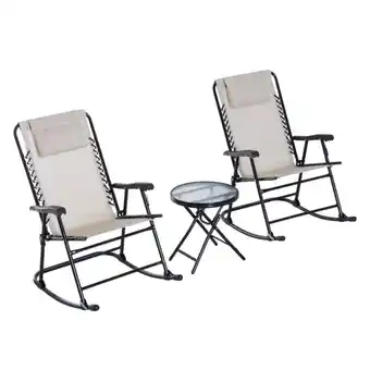 Brico Depôt Conjunto de móveis de jardim outsunny 84b-202cw promoção
