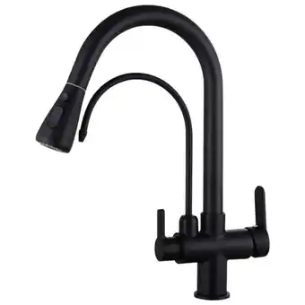 Brico Depôt Torneira osmose preto chuveiro 3 vias 2 saídas duplo coal grifers promoção