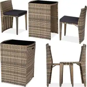 Brico Depôt Conjunto de rattan e alumínio bistró hamburgo promoção