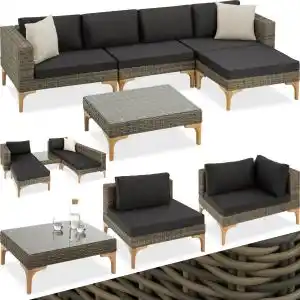 Brico Depôt Conjunto rattan com armação de alumínio constanza promoção