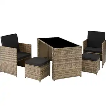 Brico Depôt Conjunto de rattan palermo 2+2+1 promoção