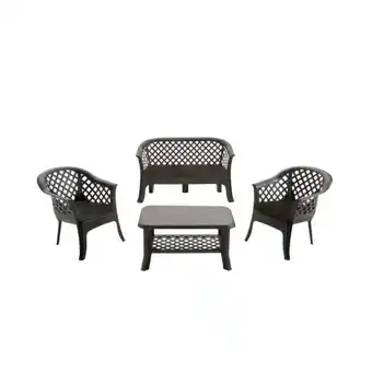 Brico Depôt Conjunto de terraço veranda sem almofadas antracite progarden promoção
