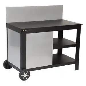 Brico Depôt Cook'in garden - carrito plancha nova negro mesa de servicio promoção