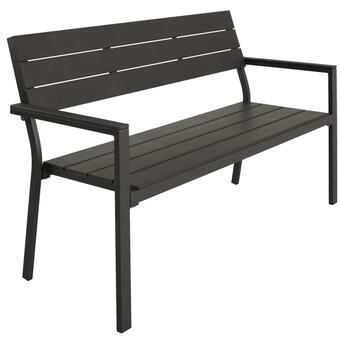 Brico Depôt Banco de jardim line com estrutura de alumínio 128x59x88cm promoção