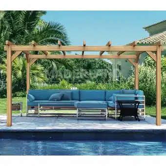 Pérgola laminada - valencia 400x300cm