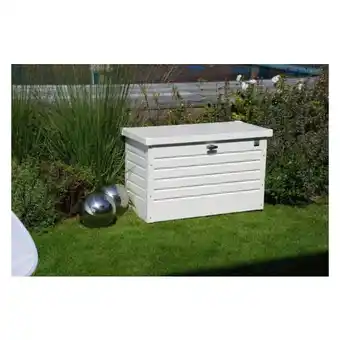 Brico Depôt Baul metalico arcon de ocio 180 biohort jardin blanco promoção