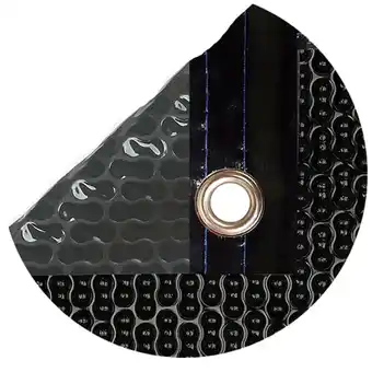 Capa térmica 500 micras geobubble energy guard de 6,5 x 3m com reforço ao redor