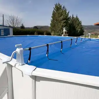 Enrrollador de cubiertas gre piscinas elevadas gre
