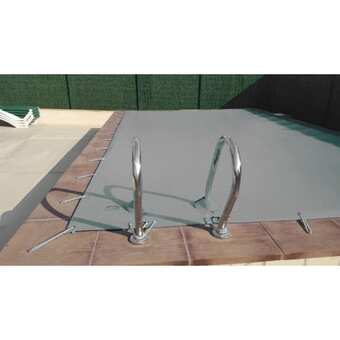 Brico Depôt Canvas cinzas de cobertor de inverno para piscina (7,30 x 3,30 m.) promoção