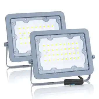 Brico Depôt Aigostar focos led exterior 30w 4000k, 2450lm, ip65, 2 piezas promoção