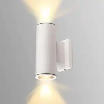 Brico Depôt Aigostar aplique pared exterior, gu10 antracita aluminio, ip65, blanco promoção