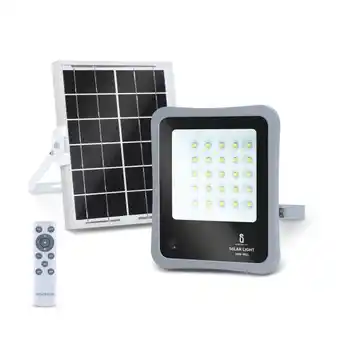 Foco proyector led solar, mando a distancia 30w,ip65, 6500k aigostar