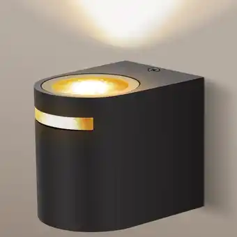 Brico Depôt Aigostar aplique pared exterior,gu10 antracita aluminio up down lámpara promoção
