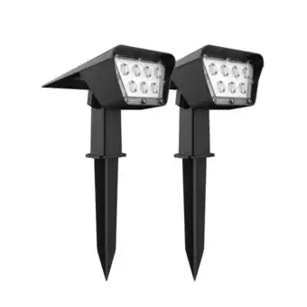 Conjunto de 2 holofotes solares 200lm 2x curtis