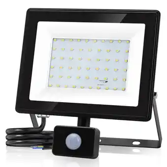 Brico Depôt Aigostar 50w foco led con sensor movimiento,4500lm ip65, 6500k promoção
