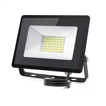 Brico Depôt Aigostar foco led exterior 30w 3160lm, ip65,proyector exterior 6500k promoção
