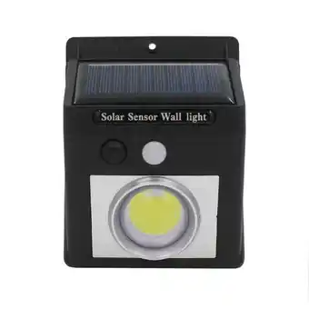 Brico Depôt Aplique solar led de parede com crepúsculo e sensor de movimento preto promoção