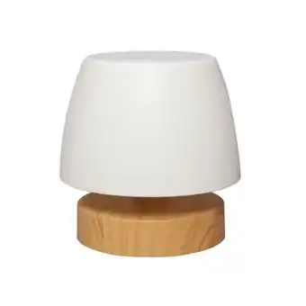 Candeeiro de mesa recarregável lil 3w led com luz quente 3000k