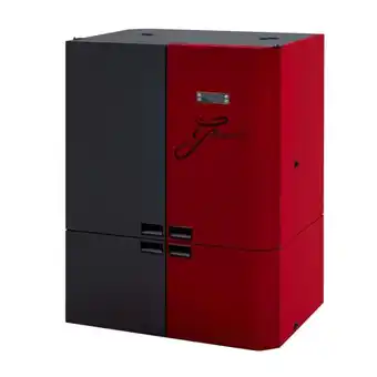 Caldera de pellets con depósito grande sannover 37 kw