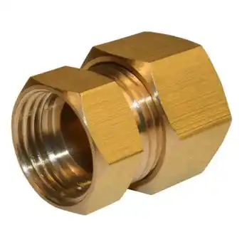 Brico Depôt Manguito bicónico de latón f 15 x 21 para tubo de cobre promoção