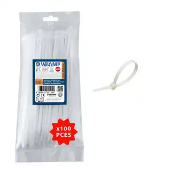 Brico Depôt Bridas de nylon color blanco 4,8x300 - 100pz promoção