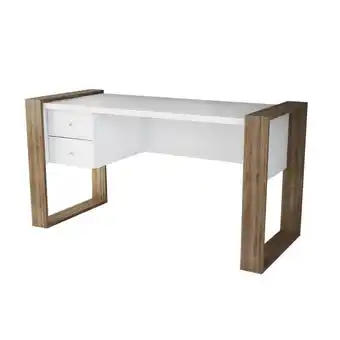 Brico Depôt Mesa, 100% aglomerado folheado a melamina, cor branco noz promoção