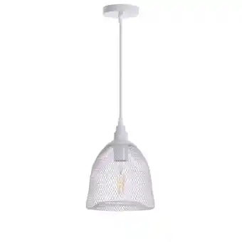Candeeiro de teto radom branco 18x18x23cm 7hsevenon deco