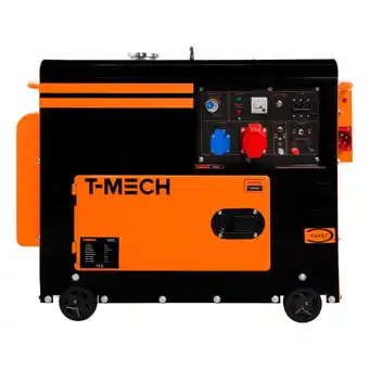 Gerador diesel trifásico silencioso t-mech 400v