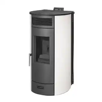 Brico Depôt Estufa de pellets ventilada flavia 13 kw sannover blanco promoção