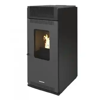 Brico Depôt Estufa de pellets de aire anita 10 kw sannover negro promoção