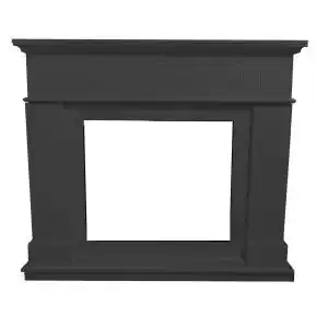 Brico Depôt Lareira mdf moldura cinzenta escura sined cornice camino pienza promoção