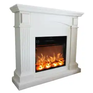 Brico Depôt Lareira de parede 1500w lareira fuego galia blanco promoção