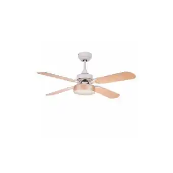 Brico Depôt Ventilador de techo estilo nordico bornan blanco, fabrilamp promoção