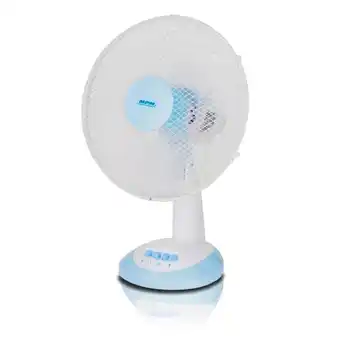 Brico Depôt Ventilador de mesa portátil, oscilante, 3 vel mpm mwp-16 branco 40 w promoção