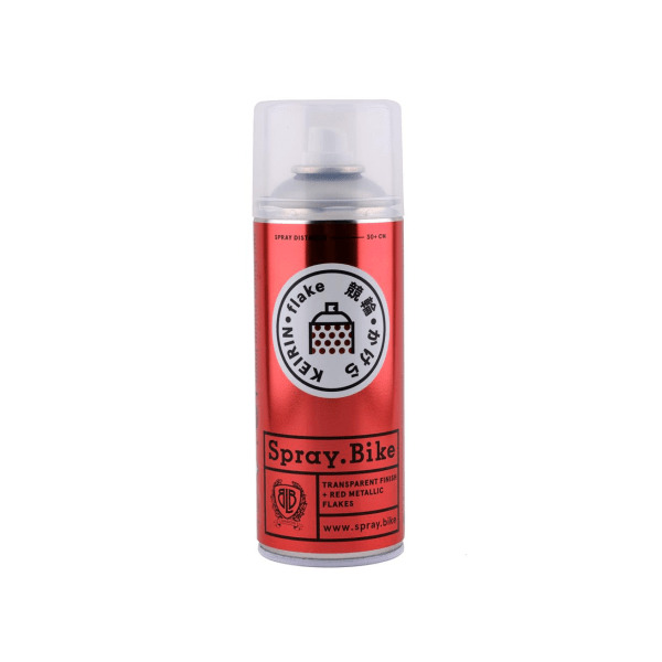 Promoção Spray bike barniz keirin flake brillante 400 ml (flake red) em