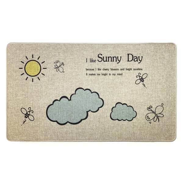 Promoção textil tapete multifuncional. (sunny, 40x70 cm) em