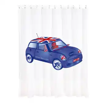 Brico Depôt Cortina de duche poliester 180x200cm promoção