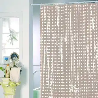Brico Depôt Cortina de duche poliester 180x200cm promoção