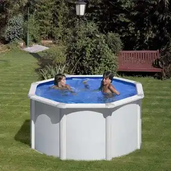 Piscina elevada blanca kit240eco