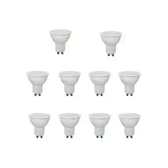 Brico Depôt Pack com 10 lâmpadas led gu10 4w luz neutra 4200k wonderlamp promoção