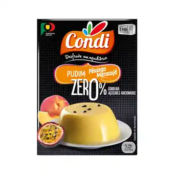 Continente Pudim zero% de pêssego-maracujá promoção