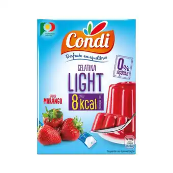 Continente Gelatina em pó light de morango promoção