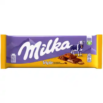Continente Tablete de chocolate triple caramelo promoção