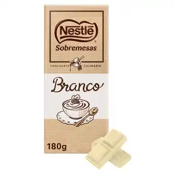 Continente Tablete de chocolate branco culinária sem glúten promoção