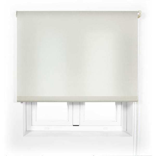 Promoção textil cego translúcido liso fácil instalação. bege