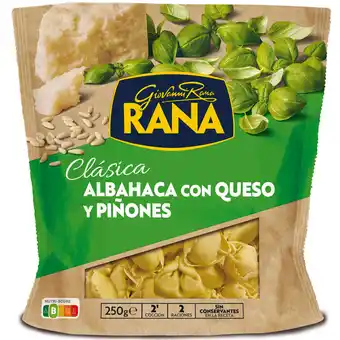 Continente Tortellini fresco com manjericão, queijo e pinhões promoção