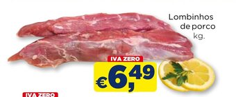 Bolama Lombinhos de porco kg. promoção