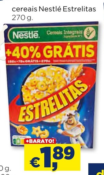 Bolama cereais Nestlé Estrelitas 270 g promoção