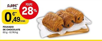 Intermarché FOLHADO DE CHOCOLATE 60 g promoção